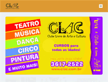 Tablet Screenshot of clac.com.br